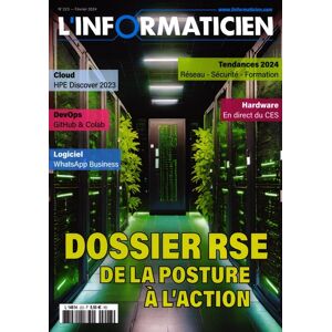 Info-Presse L'Informaticien - Abonnement 12 mois