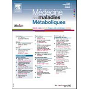 Info-Presse Medecine des Maladies Metaboliques - Abonnement 24 mois