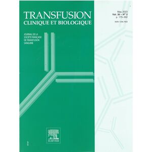 Info-Presse Transfusion Clinique et Biologique - Abonnement 24 mois