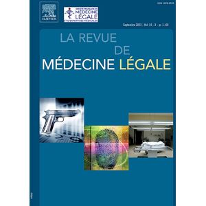 Info-Presse La Revue de Médecine Légale - Abonnement 24 mois