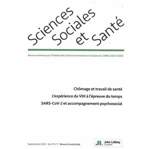 Info-Presse Sciences Sociales et Sante - Abonnement 12 mois