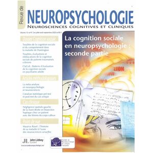 Revue de Neuropsychologie - Abonnement 12 mois