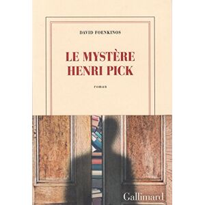 Le mystère Henri Pick David Foenkinos Gallimard - Publicité