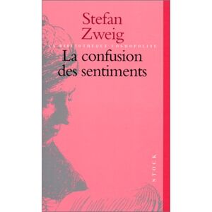 La confusion des sentiments notes intimes du professeur R de D Stefan Zweig Stock