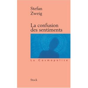 La confusion des sentiments notes intimes du professeur R de D Stefan Zweig Stock