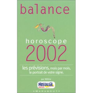 Balance : horoscope 2002  méline Marabout - Publicité