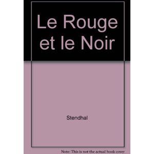 Le rouge et le noir Stendhal Maison des petits bonheurs - Publicité