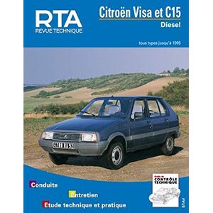 Revue technique automobile, n° 470.6. Citroen Visa & C15 diesel, 84-95  etai ETAI