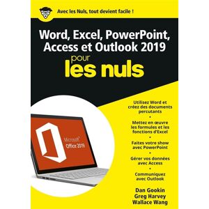 Word, Excel, PowerPoint & Outlook 2019 pour les nuls Dan Gookin, Greg Harvey, Wallace Wang First interactive - Publicité