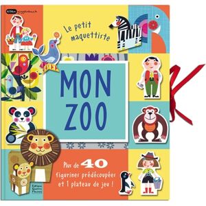 Mon zoo : plus de 40 figurines predecoupees et 1 plateau de jeu ! Ellen Giggenbach Quatre Fleuves