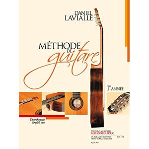 Daniel lavialle : methode de guitare (1ere annee) - francais et anglais  lavialle daniel Alphonse Leduc