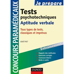 Tests psychotechniques aptitude verbale Benoit Priet Dunod