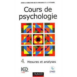 cours de psychologie tome 4 mesures et analyses ghiglione rodolphe dunod
