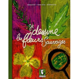 je dessine les fleurs sauvages observer dessiner memoriser tiberghien myriam edition mitik