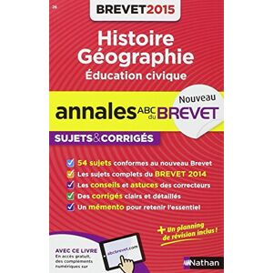 Histoire geographie, education civique 3e : brevet 2015 Gregoire Pralon, Laure Genet Nathan