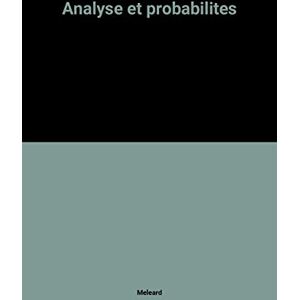 Analyse et probabilites  meleard Masson