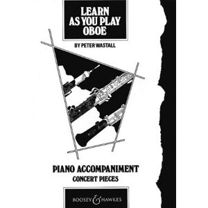 Peter wastall : learn as you play oboe piano accompaniment  wastall peter BOOSEY