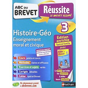 Histoire geo, enseignement moral et civique 3e : nouveau brevet Gregoire Pralon, Laure Genet, Florian Louis Nathan