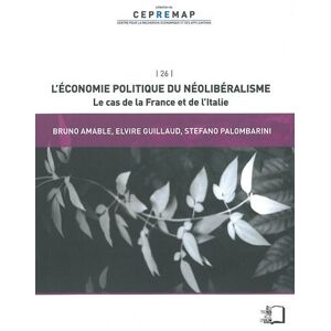 L'economie politique du neoliberalisme : le cas de la France et de l'Italie Bruno Amable, Elvire Guillaud, Stefano Palombarini Rue d'Ulm