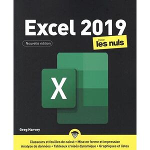 Excel 2019 pour les nuls Greg Harvey First interactive - Publicité
