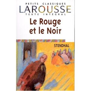 Le rouge et le noir Stendhal Larousse - Publicité