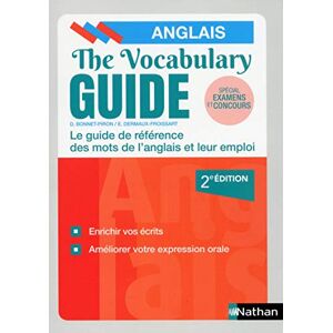 The vocabulary guide, anglais : le guide de reference des mots de l