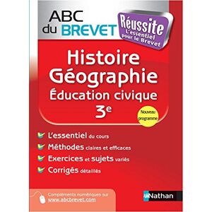 Histoire, geographie, education civique, 3e  laure genet, gregoire pralon, guillaume gicquel, florian louis Nathan