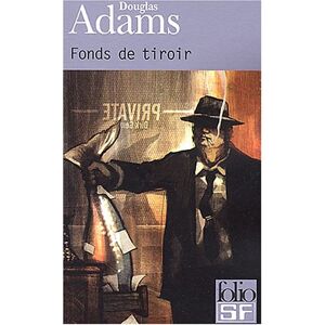 Fonds de tiroir Douglas Adams Gallimard - Publicité