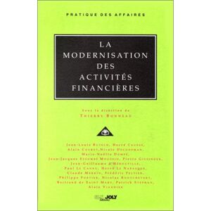 Modernisation des activites financieres bonneau, thierry Joly