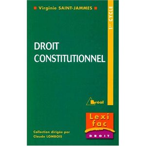 Droit constitutionnel : 1er cycle Virginie Saint-James Breal