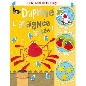 Fun, les stickers ! : Daphné l'araignée agitée !  chris scollen, charlotte stratford, marie-françoise perat Langue au chat - Publicité