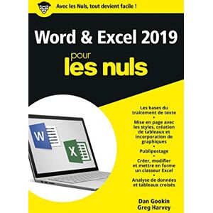 Word & Excel 2019 pour les nuls Dan Gookin, Greg Harvey First interactive - Publicité