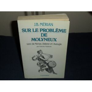 Sur le probleme de Molyneux Diderot Merian et lAveugle J B Merian Flammarion