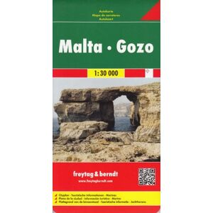 Carte routiere : Malta, Gozo, Touristische Informationen, Autofähren  cartes freytag Freytag-Berndt