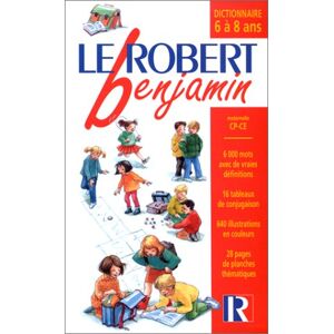 le robert benjamin : dictionnaire 6 à 8 ans collectif lr - Publicité