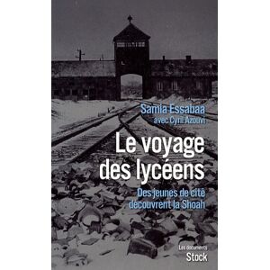 Le voyage des lyceens : des jeunes de cite decouvrent la Shoah Samia Essabaa, Cyril Azouvi Stock