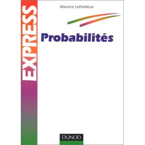 Probabilites Maurice Lethielleux Dunod