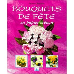 Bouquets de fete en papier crepon Marie Chevalier Fleurus