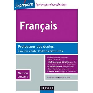 Francais : professeur des ecoles : epreuve ecrite d