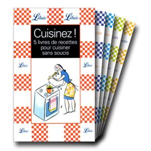 Cuisinez ! : cinq livres de recettes pratiques pour cuisiner sans souci bonjour, karine Librio