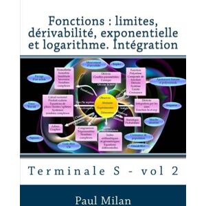 Fonctions limites derivabilite exponentielle et logarithme Integration Terminale S Vol 2 paul milan CreateSpace Independent Publishing Platform