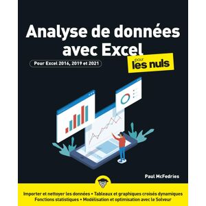 Analyse de données avec Excel pour les nuls : pour Excel 2016, 2019 et 2021 Paul McFredies First interactive - Publicité