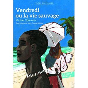 Vendredi ou La vie sauvage Michel Tournier Gallimard-Jeunesse - Publicité
