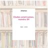 Etudes américaines, numéro 84 - Atherton