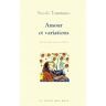 Amour et variations