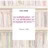 La multiplication - n° 6 - La vérification ou la logique du sens ** - Franc Mallet