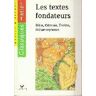 Les textes fondateurs 6e