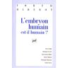 L'embryon humain est-il humain?