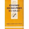 Répertoire bibliographique que sais-je ?