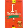 1er en mathématiques, 5e